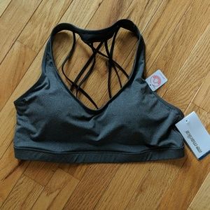 NWT grey marika sports bra